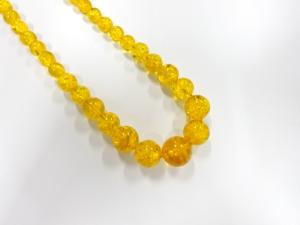 琥珀　ネックレス